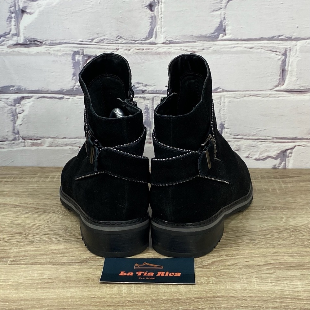 Blondo "Vital" waterproof black suede booties - Picture 4 of 9